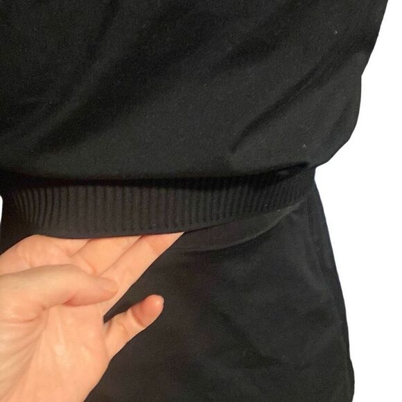 Fabletics Full Zip Long Sleeve Mock Neck Trinity Performance Jacket Black XS - Picture 6 of 8